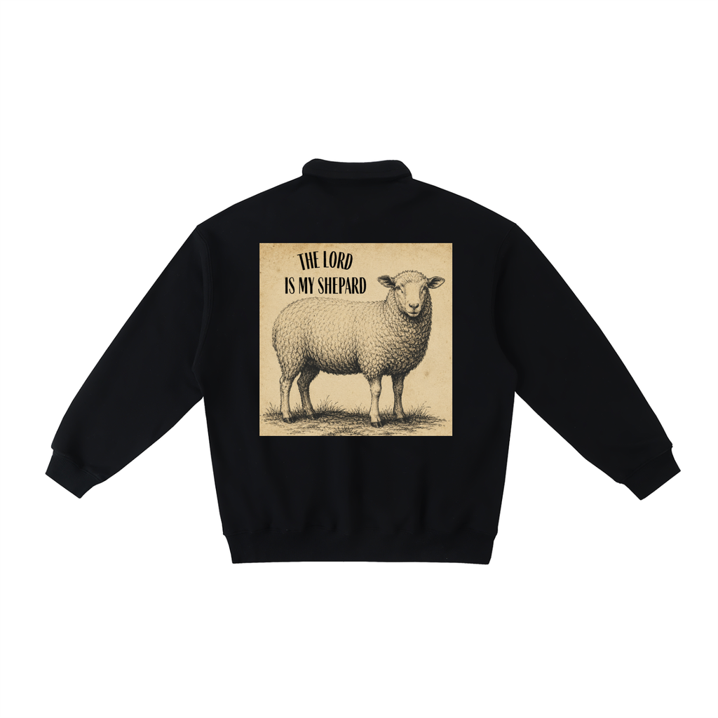 Heavyweight Polo-Collar Sweatshirt
