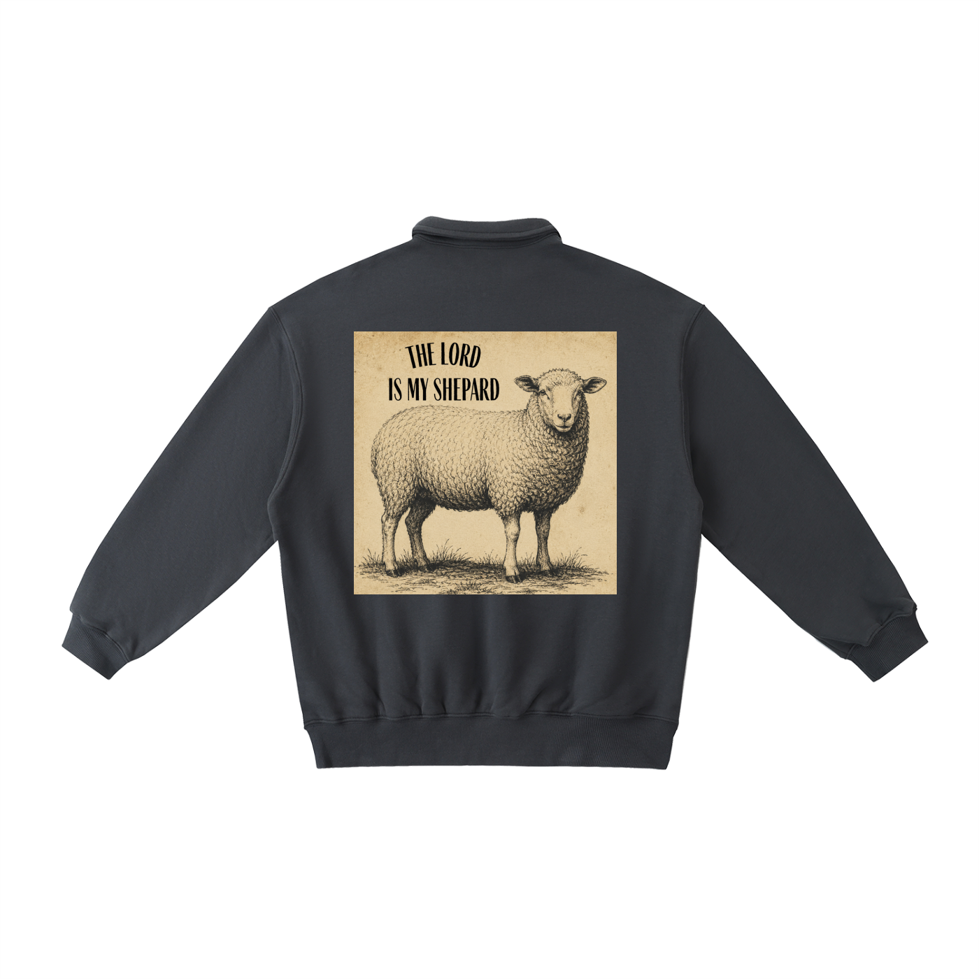 Heavyweight Polo-Collar Sweatshirt