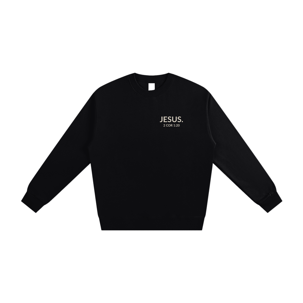 2 COR 1:20 | Men's Heavyweight Essential Sweatshirt