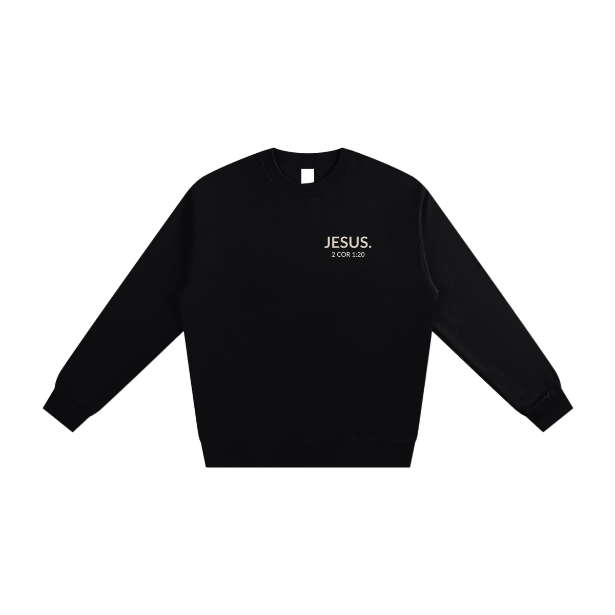 2 COR 1:20 | Men's Heavyweight Essential Sweatshirt