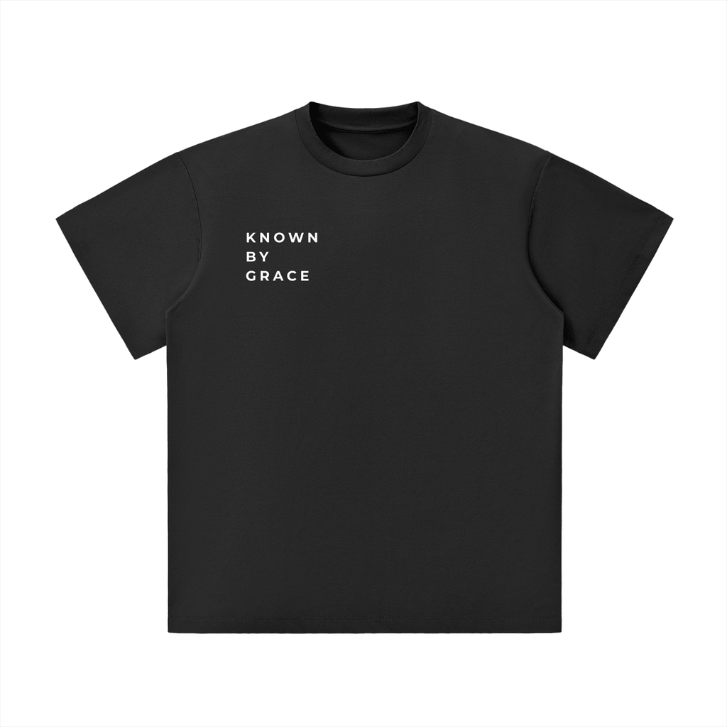 Known By Grace — Ephesians 2:8 Unisex Oversized T-Shirt