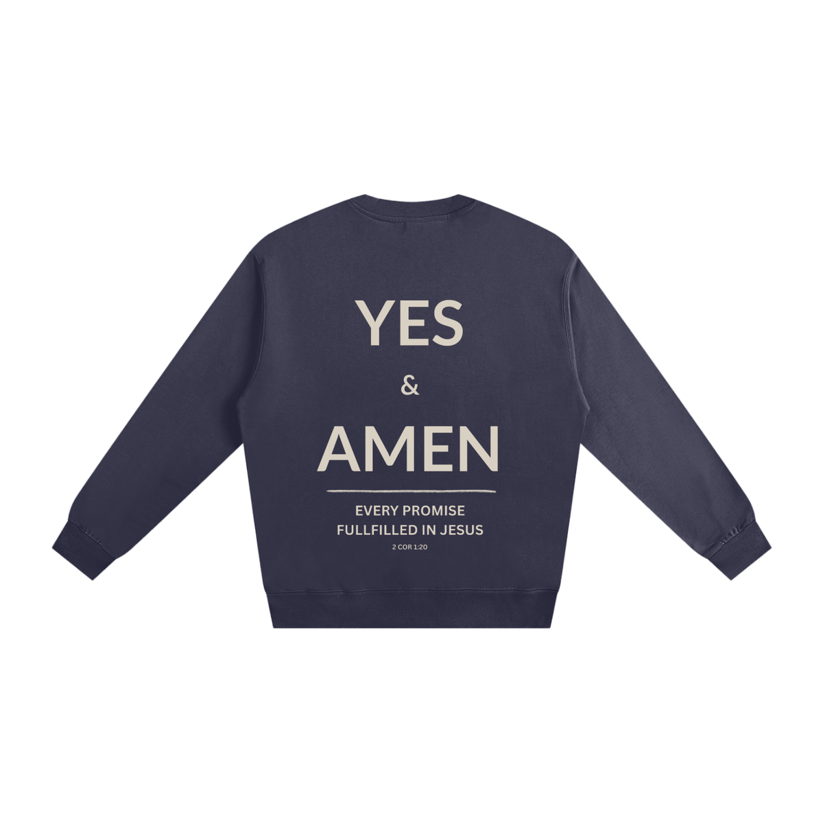 2 COR 1:20 | Men's Heavyweight Essential Sweatshirt
