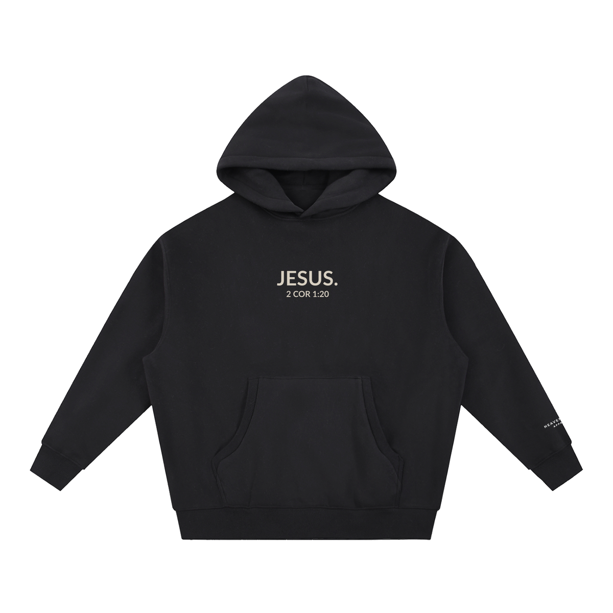 2 COR 1:20 | Essential Oversized Boxy Fit Fleece Hoodie