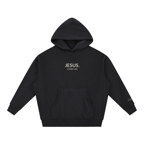 2 COR 1:20 | Essential Oversized Boxy Fit Fleece Hoodie