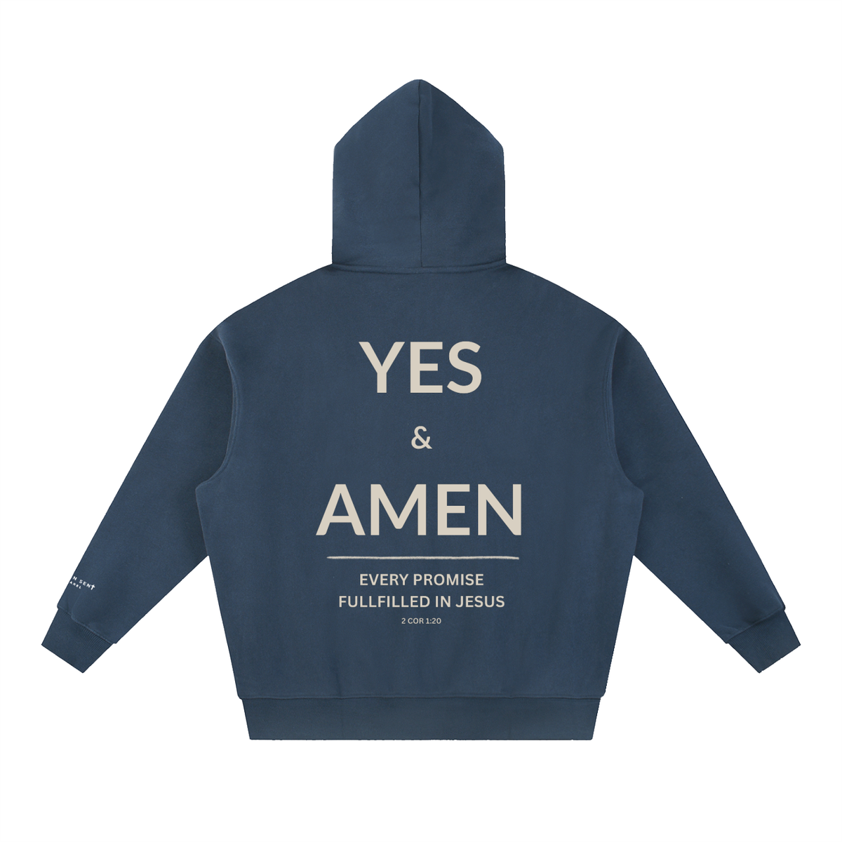 2 COR 1:20 | Essential Oversized Boxy Fit Fleece Hoodie