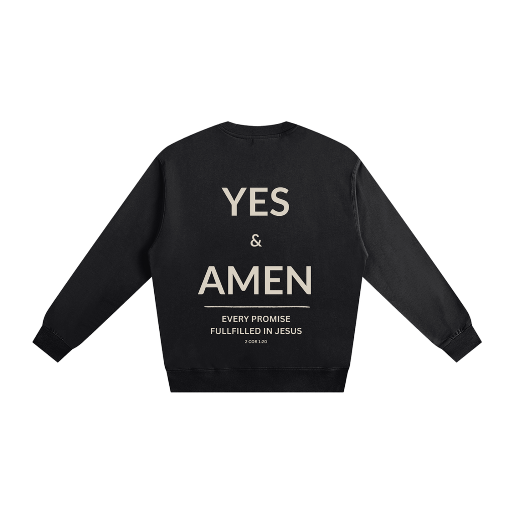 2 COR 1:20 | Men's Heavyweight Essential Sweatshirt