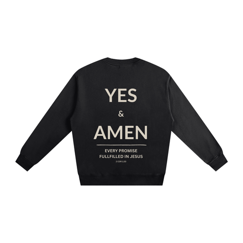 2 COR 1:20 | Men's Heavyweight Essential Sweatshirt