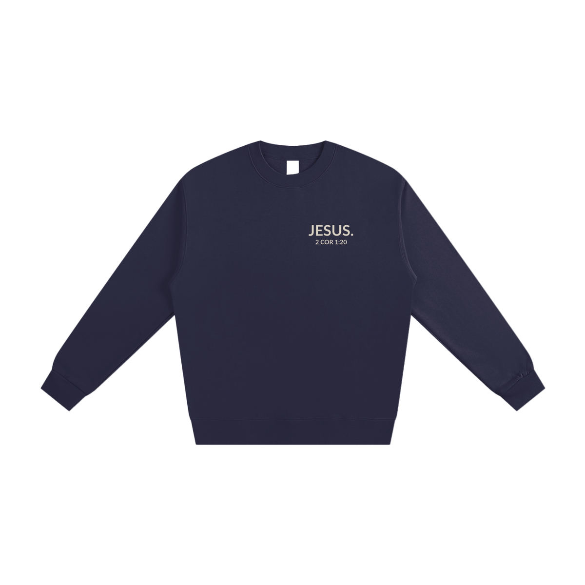 2 COR 1:20 | Men's Heavyweight Essential Sweatshirt