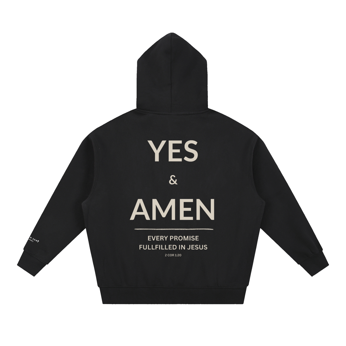 2 COR 1:20 | Essential Oversized Boxy Fit Fleece Hoodie