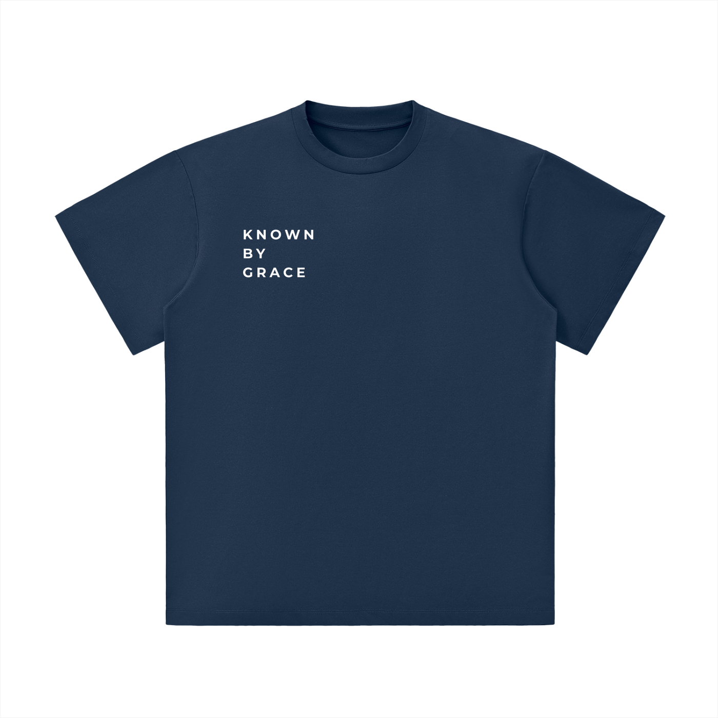 Known By Grace — Ephesians 2:8 Unisex Oversized T-Shirt