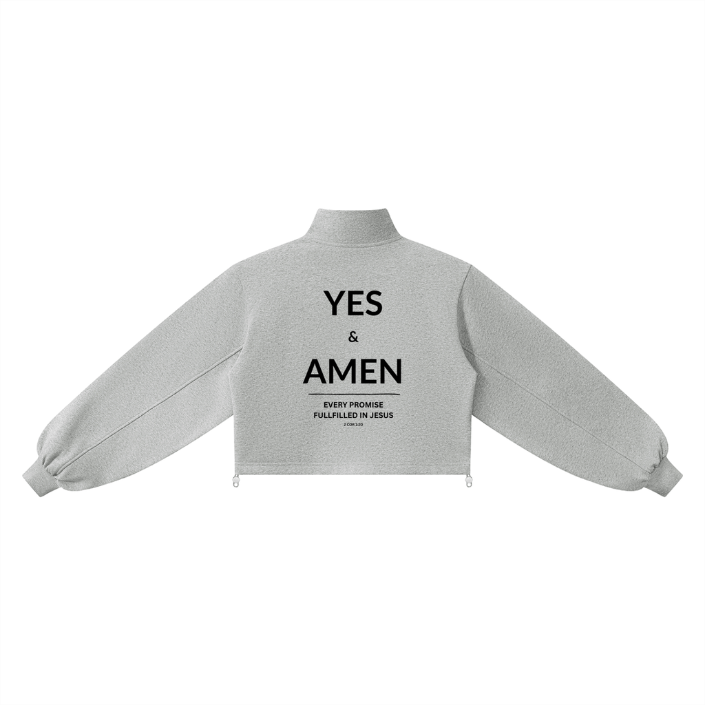 2 COR 1:20 | Women’s Mock-Neck Quarter-Zip Sweatshirt