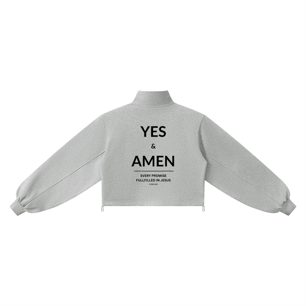 2 COR 1:20 | Women’s Mock-Neck Quarter-Zip Sweatshirt