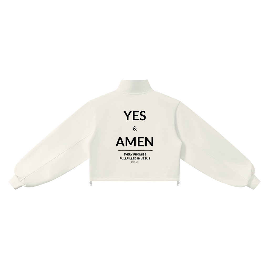 2 COR 1:20 | Women’s Mock-Neck Quarter-Zip Sweatshirt