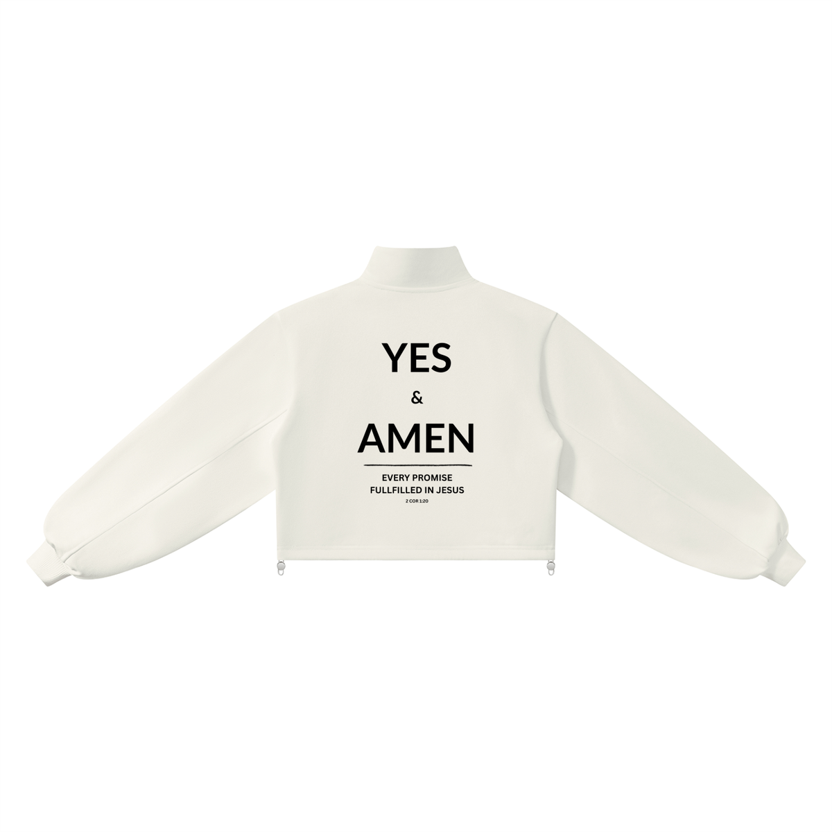 2 COR 1:20 | Women’s Mock-Neck Quarter-Zip Sweatshirt