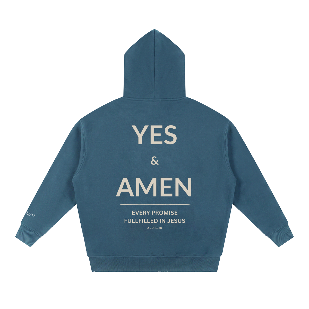 2 COR 1:20 | Essential Oversized Boxy Fit Fleece Hoodie